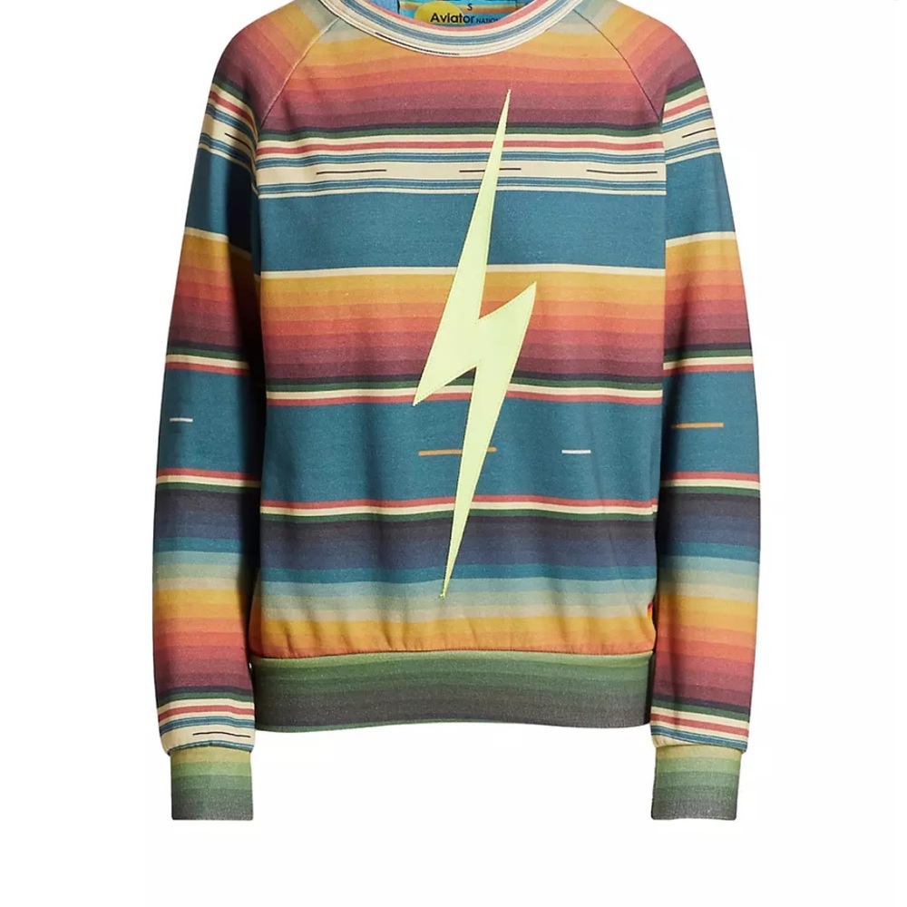 AV women’s crewneck sweatshirt southwest bolt print